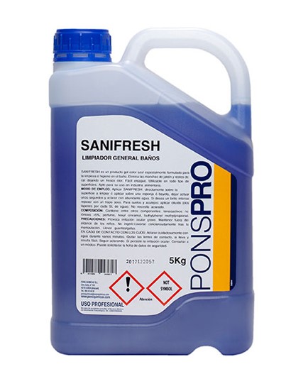SANIFRESH-detergent profesional igienizant pentru baie Asevi 5L Asevi